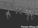 spur (H0) NVA Satze 5 | Soldaten In Ausganguniform Modell
