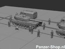 spur (N) Bundeswehr Satze 7 | Bahnverladung Einweiser Modell