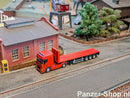 spur (N) DAF XF-95 Zugmaschine & Flatbed Auflieger Modell