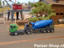 spur (N) MAN F2000, Zugmaschine & Betonmischer Auflieger Modell