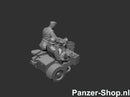 spur (N) Wehrmacht Satze 7 | BMW R75 Mit Figuren Modell