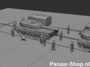 spur (TT) Bundeswehr Satze 7 | Bahnverladung Einweiser Modell