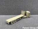 spur (TT) DAF XF-95 Zugmaschine & Flatbed Auflieger Modell