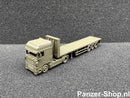 spur (TT) DAF XF-95 Zugmaschine & Flatbed Auflieger Modell