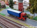 spur (TT) DAF XF-95 Zugmaschine & Schiebeplanenauflieger Modell