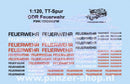 spur (TT) DDR Feuerwehr Decals Modell