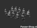 spur (TT) NVA Satze 7 | Sitzende Soldaten Modell