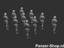 spur (TT) NVA Satze 8 | Marschierende Soldaten Modell