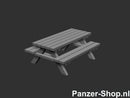 spur (TT) Scenery Set 54, 4 Picknicktische Modell