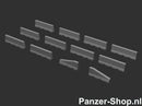 spur (TT) Scenery Set 61, Betonbarrieren Modell