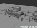 spur (Z) Bundeswehr Satze 7 | Bahnverladung Einweiser Modell