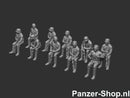 spur (Z) Wehrmacht Satze 6 | Sitzende Soldaten Modell