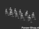 spur (Z) Wehrmacht Satze 6 | Sitzende Soldaten Modell